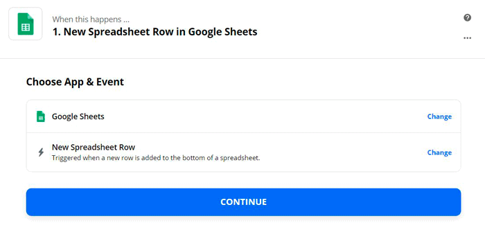 Zapier GoogleSheets 01